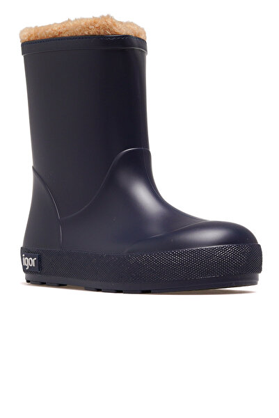 IGOR Yogi Borreguito Unisex Çocuk Kürklü Su Geçirmez Çizme 25k W10306 Lacivert