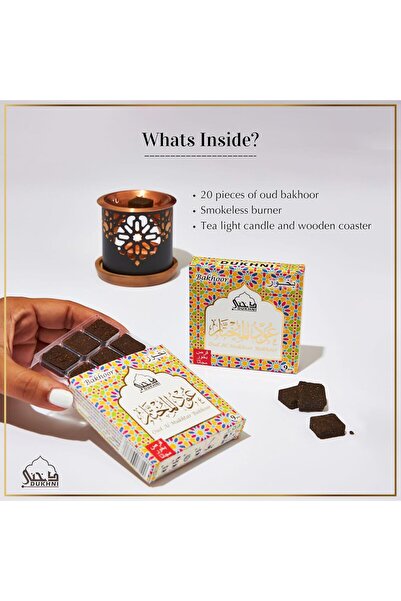 dukhni - 2 Tray + Burner (2 Mukhtar + Persian)