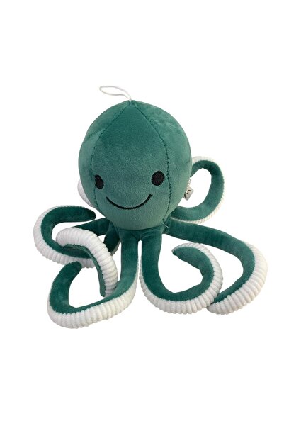 PAPU Sevimli Ahtapot Peluş Oyuncak - 30 cm - Yeşil