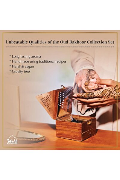 dukhni Oud Bakhoor Collection Set | 12 Assorted Boxes | 120 pc Refill Packs | Arabic Incense | Perfe