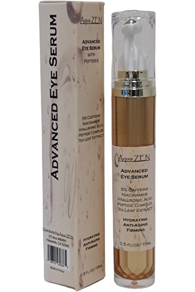 Aquazen سيروم العين المتقدم 5% كافيين وببتيد من أكوا زين مع حمض الهيالورونيك ...