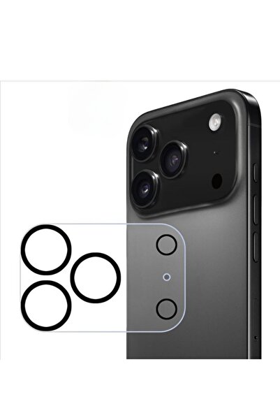 WANNA PROTECT iPhone 17 Pro Uyumlu Tam Kaplayan Alüminyum Kamera Koruma Lens ...