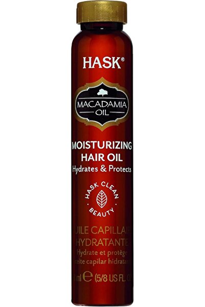 HASK زيت الشعر المرطب، زيت المكاديميا، 18 مل