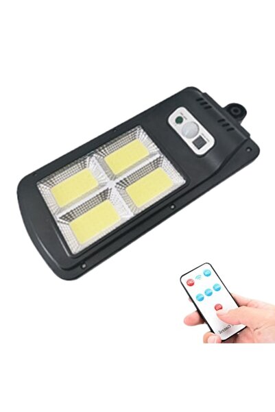 QttvbTna Solar Street Light with Motion Sensor, Automatic Dusk-to-Dawn Lighting, Black
