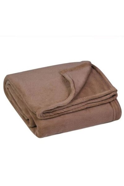 OEM Pătură decorativă din catifea, gri taupe, 131 x 160 cm