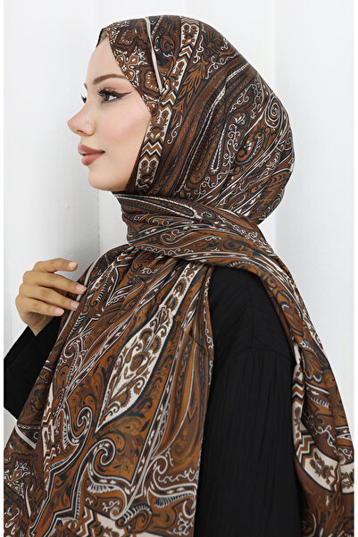 sefamerve Εθνοτικό σχέδιο Janjan Shawl 70305-14 Bitter Brown