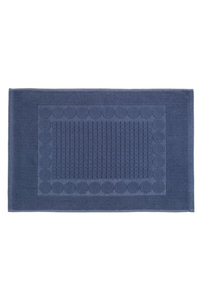 ANTBRO Bath Mat Antbro® Towel-Type with Embossed Circles, Blue, 60x40cm