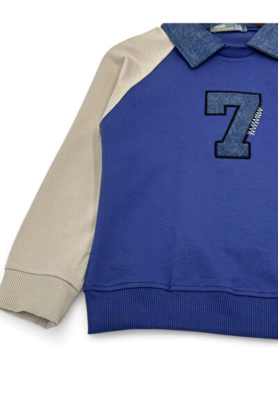 Egelite Boys' Slim Fit 7-Embroidered Shirt with Collar and Charming Pants Stylish Suit