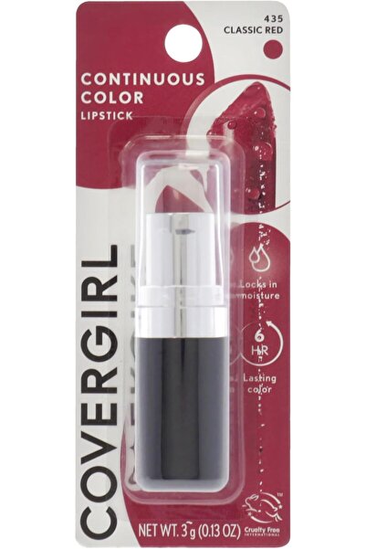 covergirl Classic Color Lipstick, Cream - Classic Red (3.9 g)
