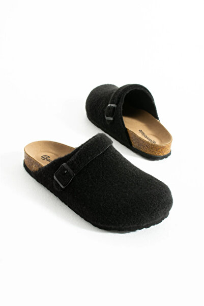 Cozi company Ανδρικές παντόφλες με σόλα από φελλό, ορθοπεδικές με τσόχα, χειμερινές κλειστές μπροστά, Sabo καθημερινές άνετες παντόφλες για το σπίτι