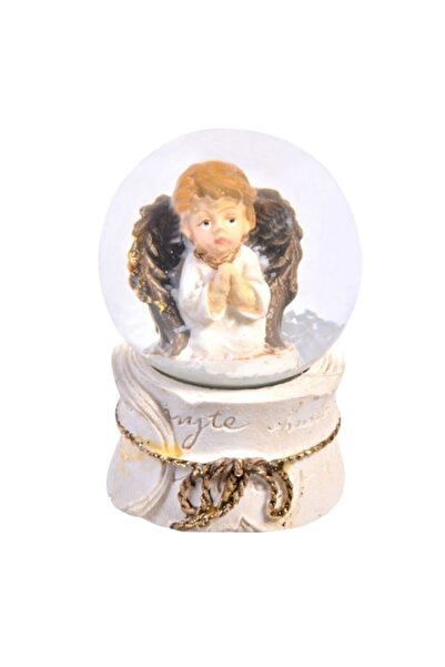 Maison du Paradis Glob de zăpadă, Sticlă, Lichid, Decor de înger
