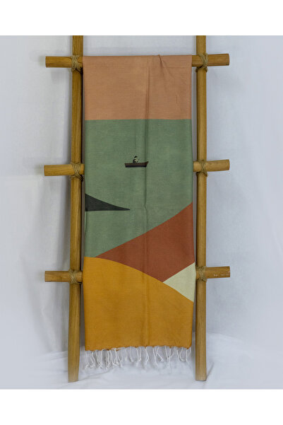 Perky Moth Cotton Peshtemal Beach Towel – Quick Dry, Lightweight, Bath Towel |   Kayaker 95X170 cm