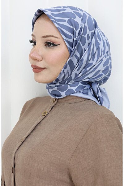 sefamerve Dijital Rayon Eşarp 70302-06 İndigo