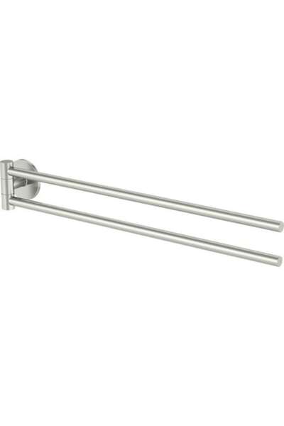 OEM Bathroom towel rack, with 2 chrome bars, corrosion resistant, 40 cm