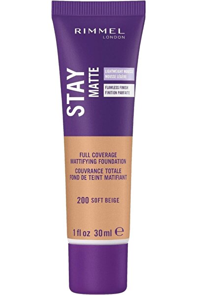 Rimmel Stay Matte Foundation - Soft Beige - 30 ml