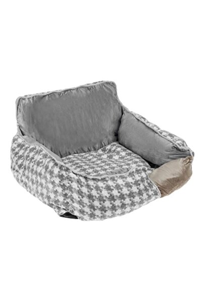 ANTBRO Pat dreptunghiular Antbro® pentru câini cu model în carouri alb/gri și...