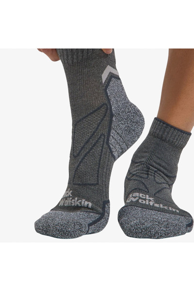 Jack Wolfskin Vojo Light Sock Low C Unisex Gri Outdoor Чорапи