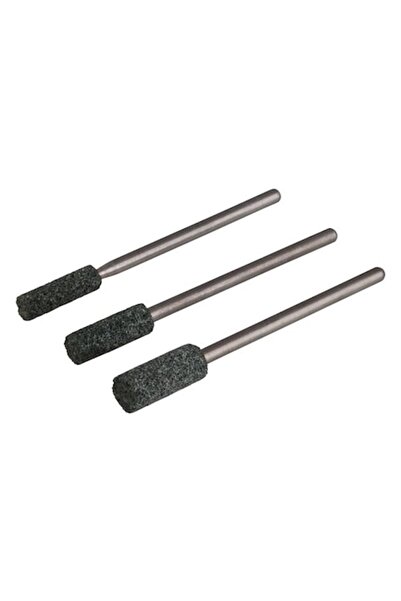 Wolfcraft Set 3 cylindrical sharpening stones for chainsaw chains 2175000