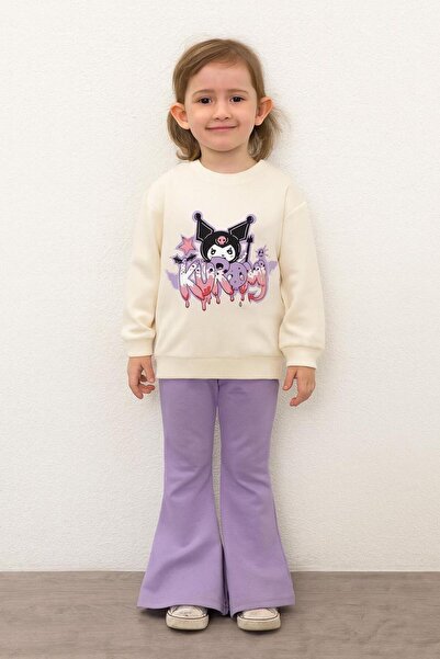 PTR KİDS Labubulu taytlı kız takım