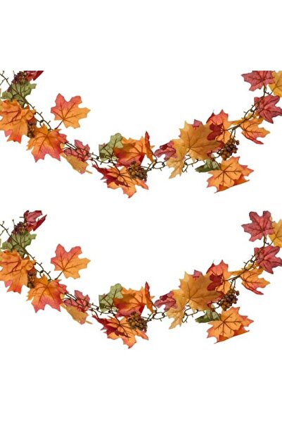 OEM Decorative Garland with Orange Leaves 180cm