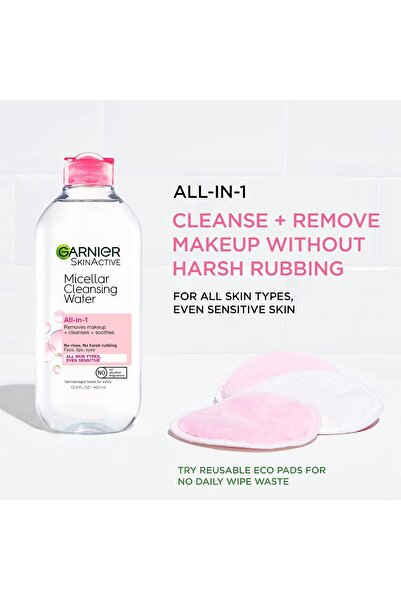 Garnier Micellar Cleansing Water SkinActive - Travel Size 3.5 fl oz (95 g)