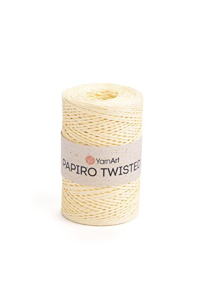 Yarnart PAPIRO TWISTED - FRĂȘĂ DE HÂRTIE GALBEN-1313