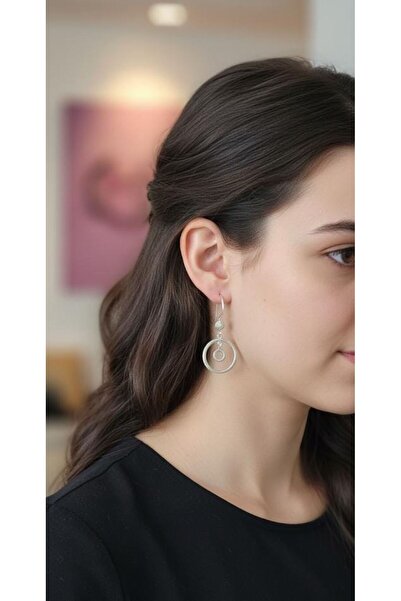 ErdoğanSilver Burgu Desenli Gümüş Halka Küpe | Otantik El İşçiliği 925 Ayar Sallantılı Telkari Hediyelik