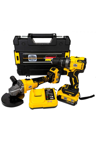 ROMSHOP 36V 2-battery self-tapping and angle grinder set