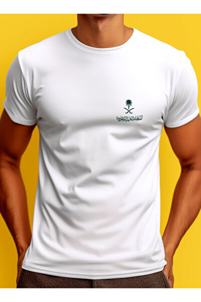 LOWHA Cotton T-Shirt for Saudi National Day or Everyday Saudi Pride Wear for Women & Men