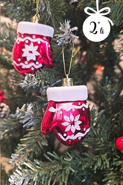 PEKSHOP Glove Shaped Christmas Tree Ornament 2 Pack