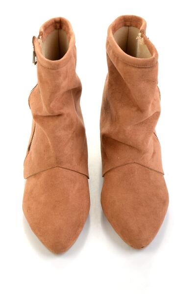 Bambi Taba Hakiki Deri Kadın Bot & Bootie K02678021002