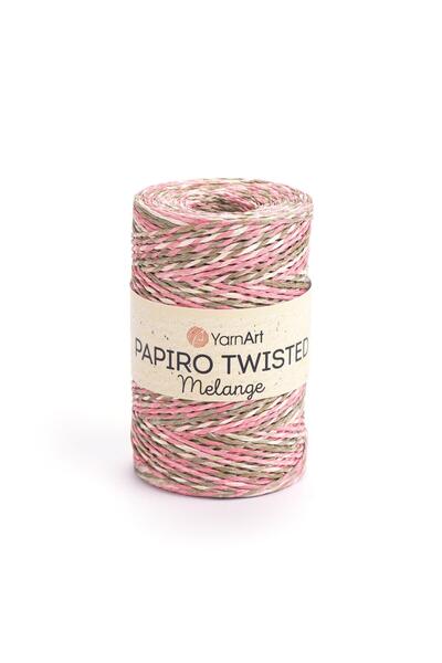Yarnart PAPIRO TWISTED MELANGE - SFOARĂ ÎNFOCATĂ EBRULI-2301
