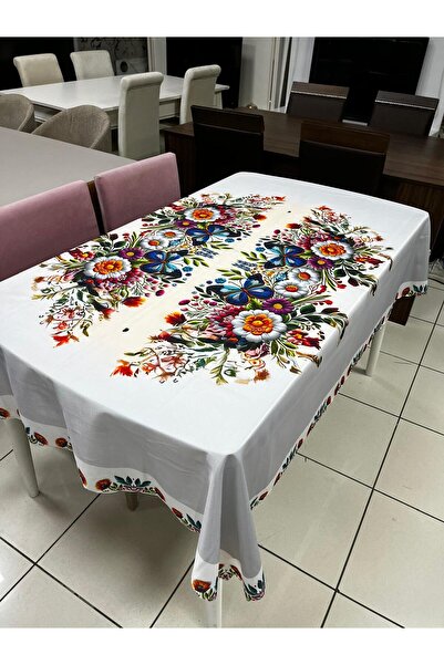 GÜNEYKUMAŞ غطاء طاولة طباعة رقمية مقاوم للبقع 140×180