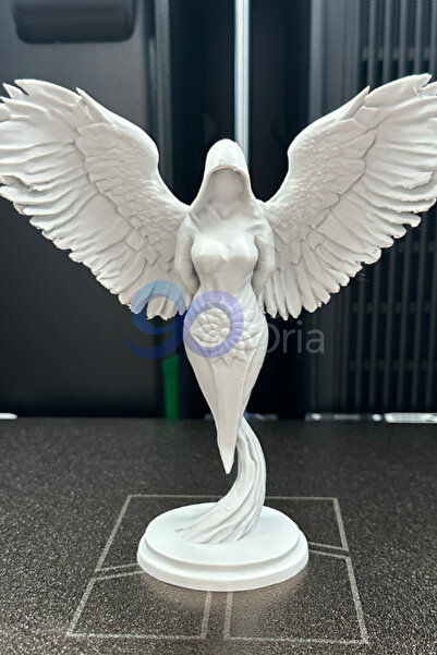 3DOria Kanatlı Melek Biblo & Yeni Büyük Versiyon 24 CM & Şık & Kusuruz Kalite