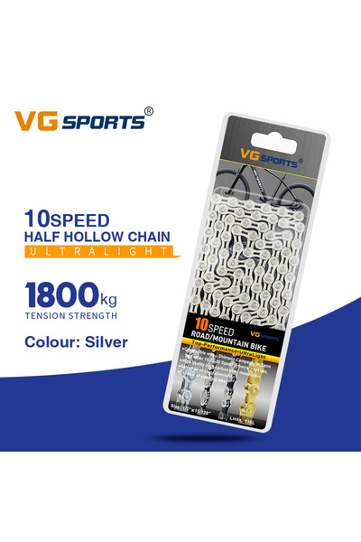 Choice 10s el silver VG Sports 8 9 10 11 12 Speed Velocidade Bicycle Chain 8s...