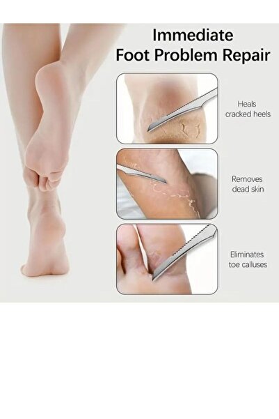 MODA 1 Adet Profesyonel iki paletli metal ayak bakımı aracı