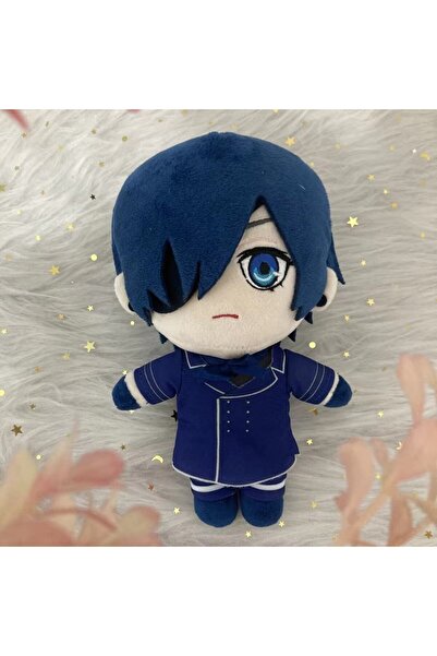 Choice 20 سم ب 20 سم أنمي الخادم الأسود سيل فانتومهايف ابتسامة دمية قطيفة كوس...