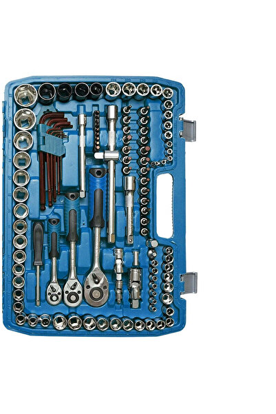 TEHNOSHOP Professional tool set 151 pieces ratchet and socket Cr-V