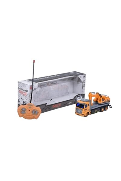 Toy Camion excavator cu telecomandă, sunete și lumini