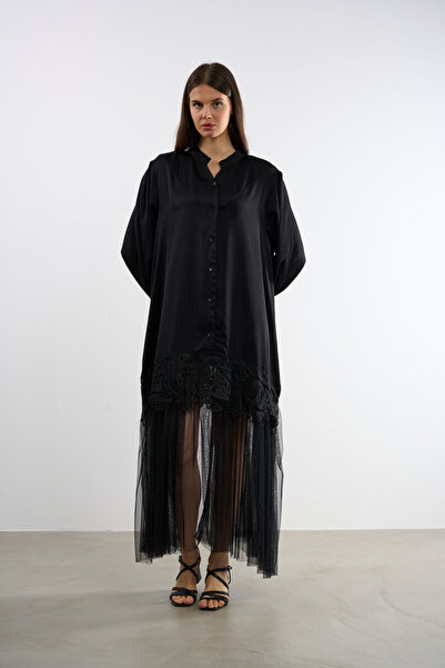 HANIQA Rochie din tul și dantelă