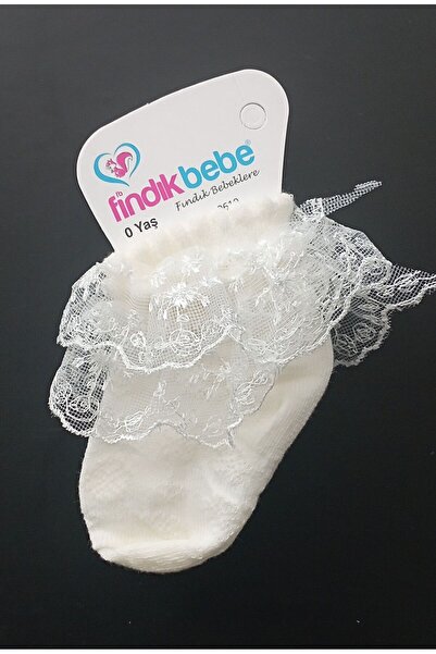 Esinti 3 Pairs of Colorful Ankle Socks with Lace Trim for Girls