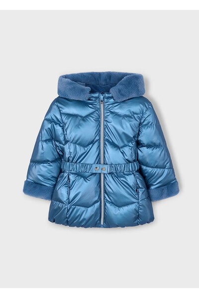MAYORAL Kız Çocuk Parlak Kemerli Mont