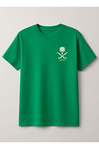 LOWHA تي شيرت قطني لليوم الوطني السعودي أو ملابس الفخر السعودي اليومية للنساء...