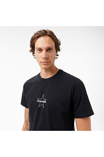 Converse Ανδρικό μπλουζάκι Star μαύρο (CVM5T196.BLK)
