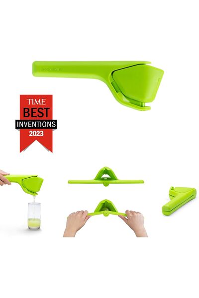 Dreamfarm Evrekala Tangerine Juicer Lime and Mandarin Juicer 23 cm Green