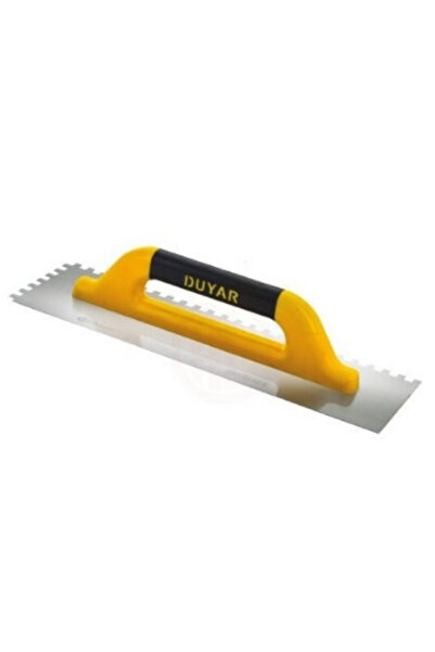 Duyar Çelik Seramik Malası 40 cm Kapalı Plastik 30 Diş 15X15