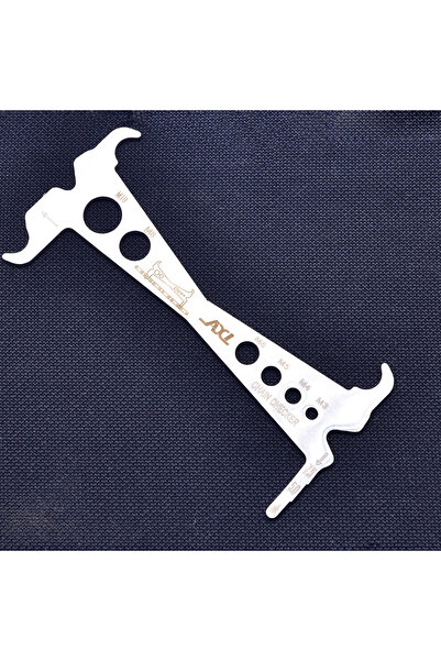 Choice1 أداة إصلاح سلسلة الدراجة باللون الفضي، مقياس سلاسل الطرق الجبلية، مسط...