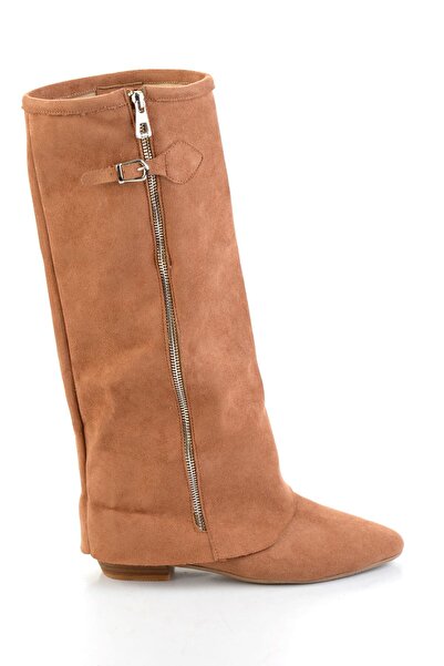 Bambi Taba Hakiki Deri Kadın Çizme K03678029002