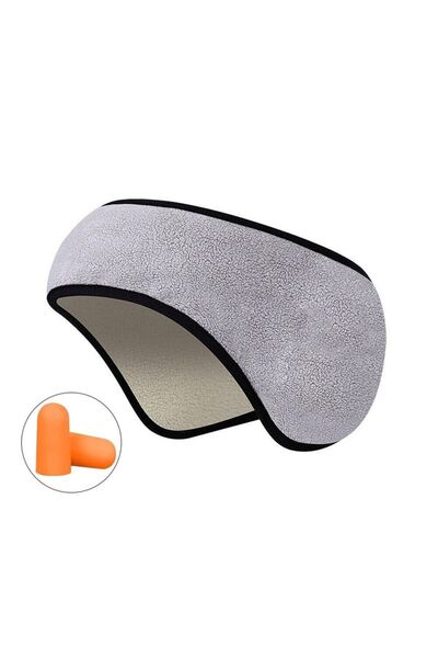 Choice قناع نوم رمادي قابل للتعديل مع خاصية إلغاء الضوضاء بثلاث طبقات، قناع ت...