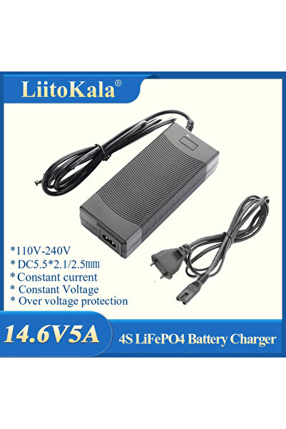 Choice1 Liitokala 4S-14.6V5A LiitoKala 4S 14.6V3A/5A LiFePO4 شاحن بطارية 12V/...